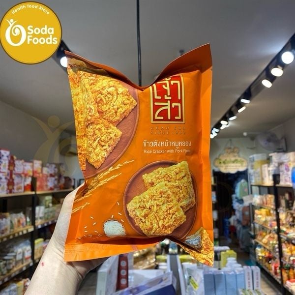 Chaosua cơm cháy chà bông heo 30g rice Cracker s