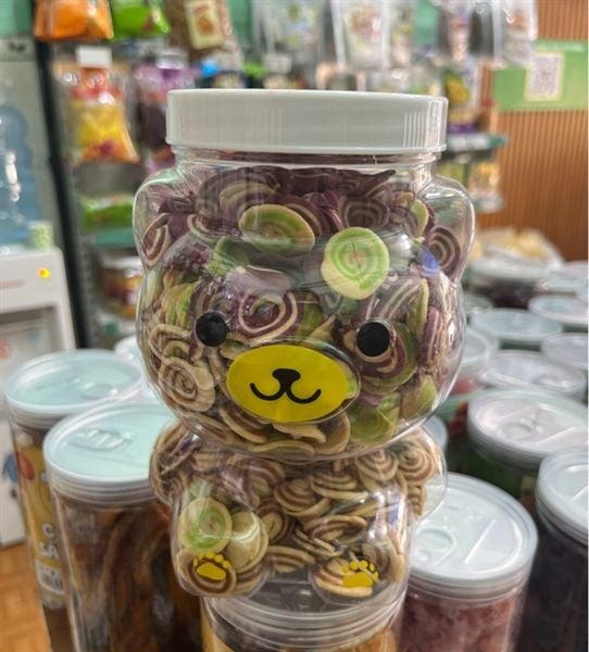 Bánh tai heo nhí Mix 3 vị hủ gấu lớn 400g