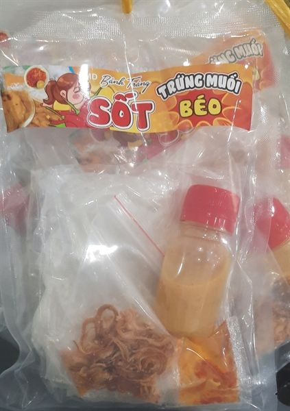 BÁNH TRÁNG SỐT TRỨNG MUỐI