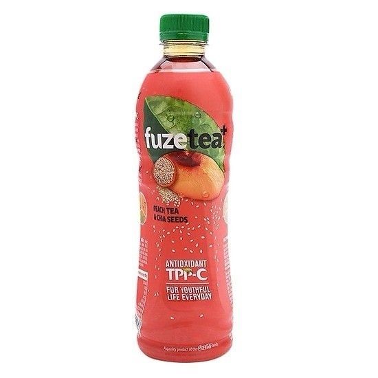 TRà đào và hạt chia FuzeTea+