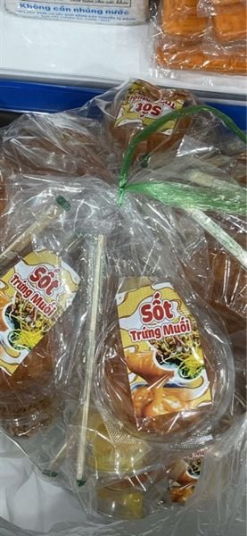 BÁNH TRÁNG SỐT TRỨNG MUỐI CHÉN
