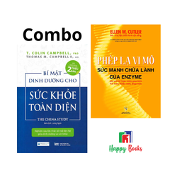 Combo 2 cuốn sách hay nhất về sức khỏe: Phép lạ vi mô - Sức mạnh chữa lành của enzyme & Bí mật dinh dưỡng cho sức khỏe toàn diện