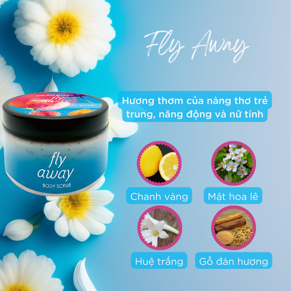  Tẩy Tế Bào Chết Toàn Thân Fly Away Body Scrub 350ml 