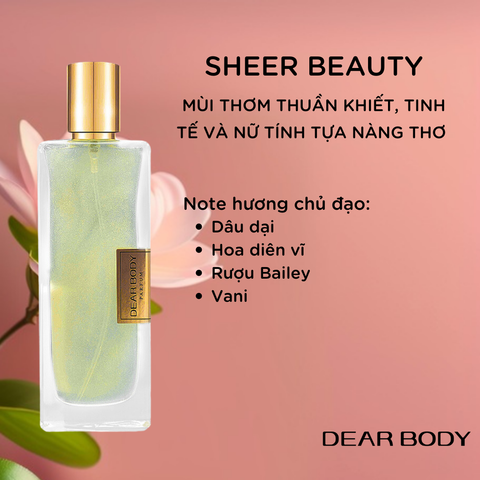  Nước Hoa Có Nhũ Sheer Beauty Eau De Parfum 50ml 