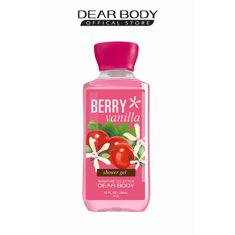  Sữa Tắm Nước Hoa Berry Vanilla Shower Gel - Dưỡng Ẩm Thơm Lâu 295ml 