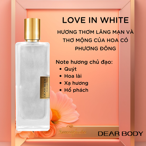  Nước Hoa Có Nhũ Love In White Eau De Parfum 50ml 