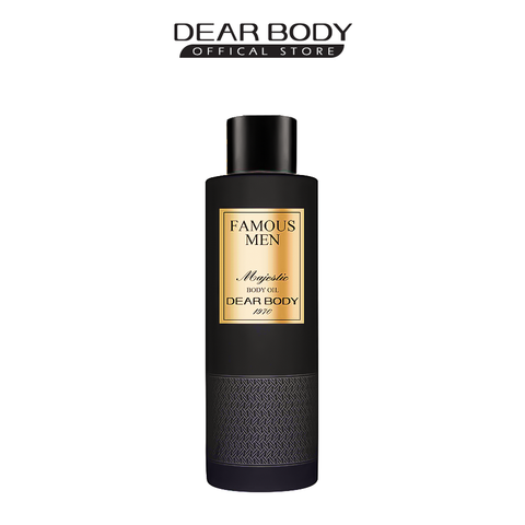  Dầu Dưỡng Thể Massage Nước Hoa Famous Men Majestic Body Oil 270ml 