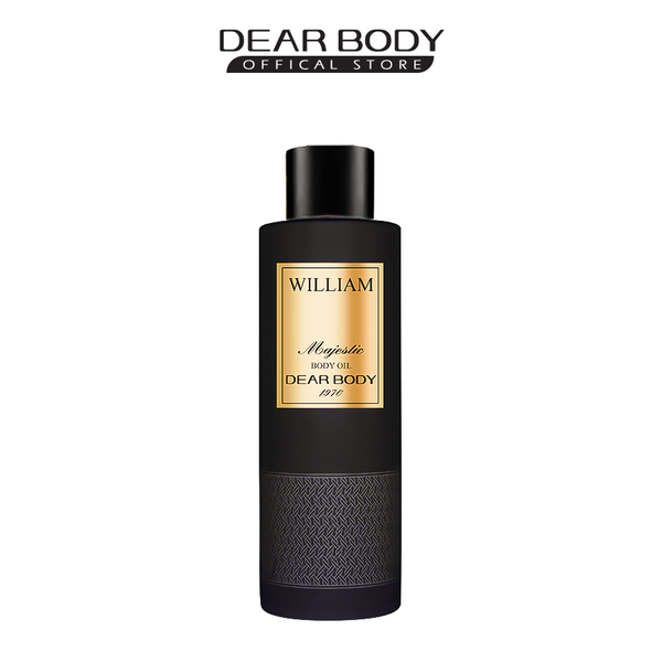  Dầu Dưỡng Da Toàn Thân Cho Nam William DEAR BODY Body Oil 270ml 