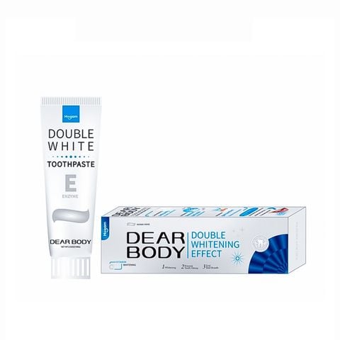  Kem đánh răng Double White Toothpaste - Enzyme siêu trắng răng 100g 