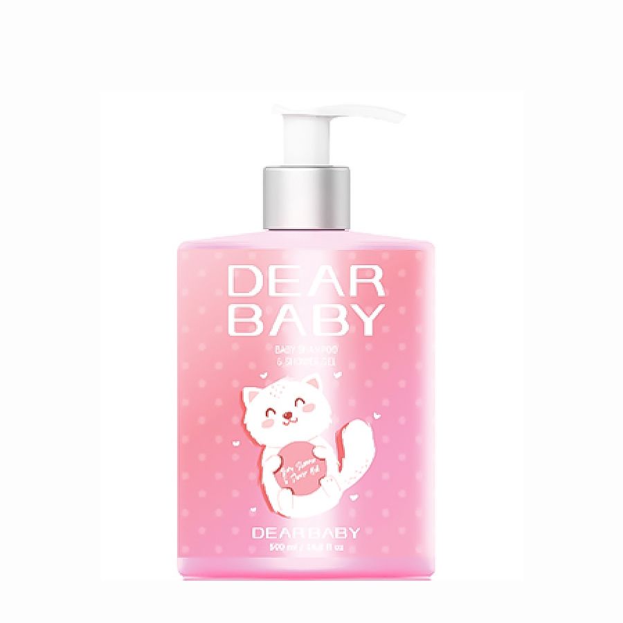  Dầu Tắm Gội Trẻ Em Floral Kitten Shampoo & Shower Gel - Không Cay Mắt 500ml 