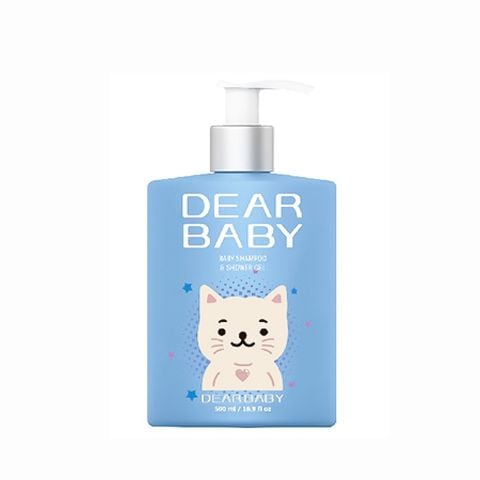  Dầu Tắm Gội Trẻ Em Joyful Kitten Shampoo & Shower Gel - Không Cay Mắt 500ml 