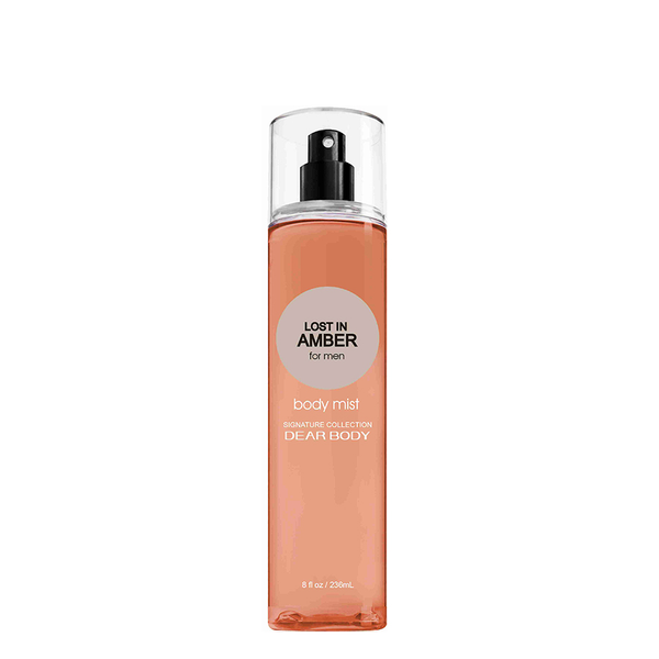  Xịt Thơm Toàn Thân Cho Nam Lost In Amber For Men Fine Fragrane Body Mist 236ml 