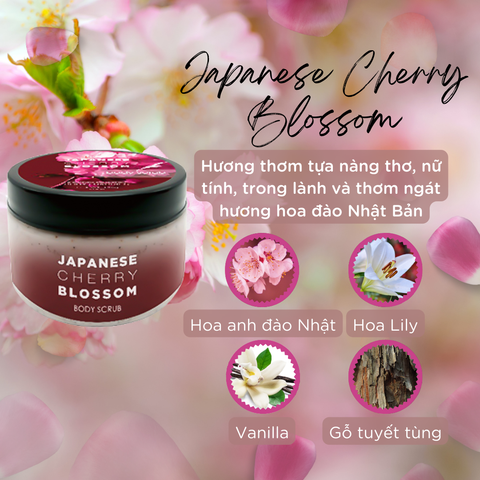  Tẩy Tế Bào Chết Toàn Thân Japanese Cherry Blossom Body Scrub 350ml 