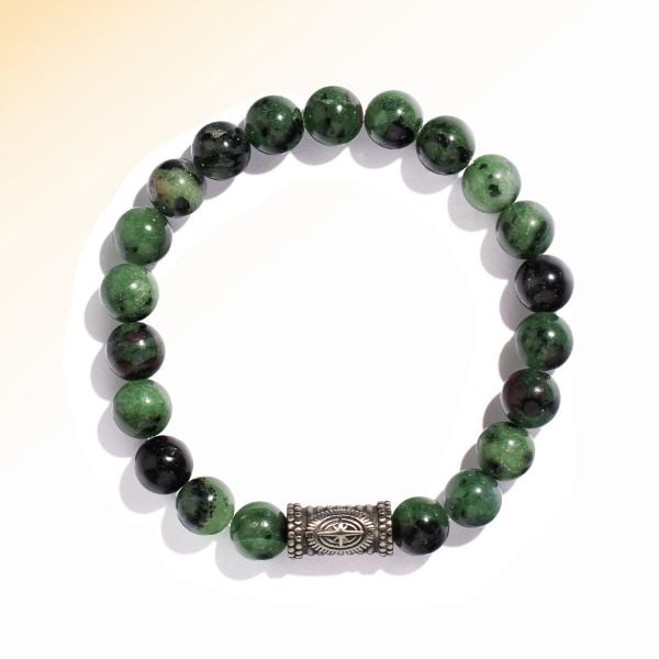  Vòng tay nam đá Epidote Zoisite: Trở về với bản thân - Mã VTN70 