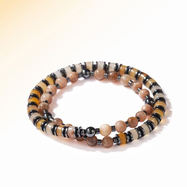  Vòng tay Citrine và Sunstone: May mắn và thịnh vượng - mã VTN97 