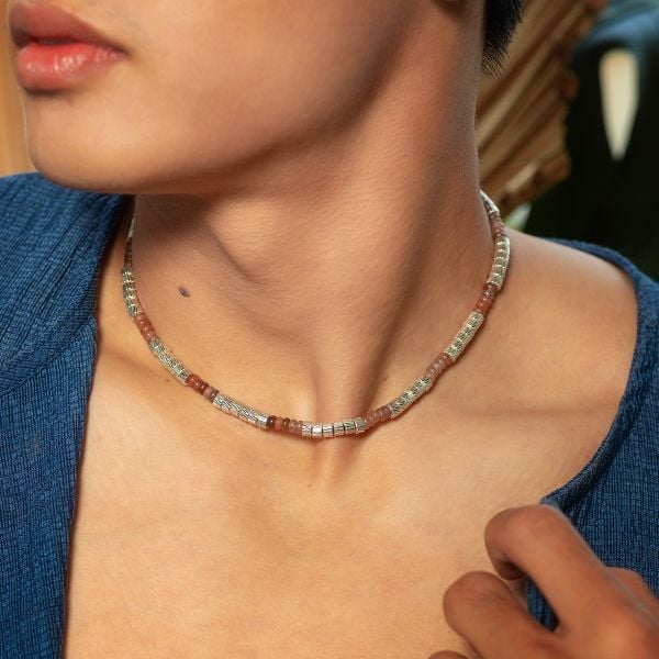  Dây chuyền Aventurine đỏ: Thúc đẩy sinh lực bên trong - Mã DCN01 