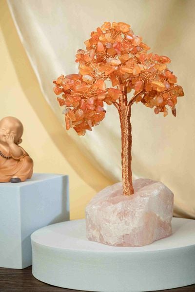  Lucky Tree đá Carnelian: Sáng tạo và tự tin 