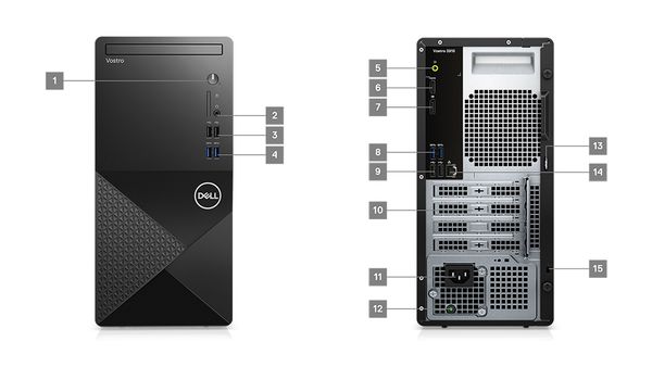 PC Dell Vostro 3910 (i7-12700/8GB RAM/512GB SSD/WL+BT/K+M/Office/Win11) (71000336)