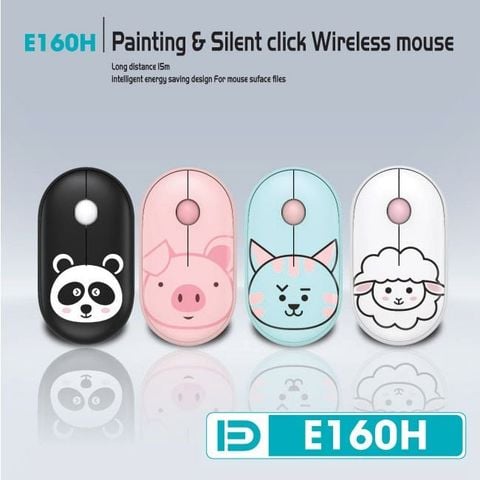 Chuột Không dây ForDer E160H Wireless Bh 12 Tháng
