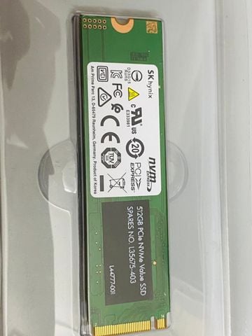 Ổ cứng SSD M2 - PCIe 512 GB SK Hynix BC501 NVMe