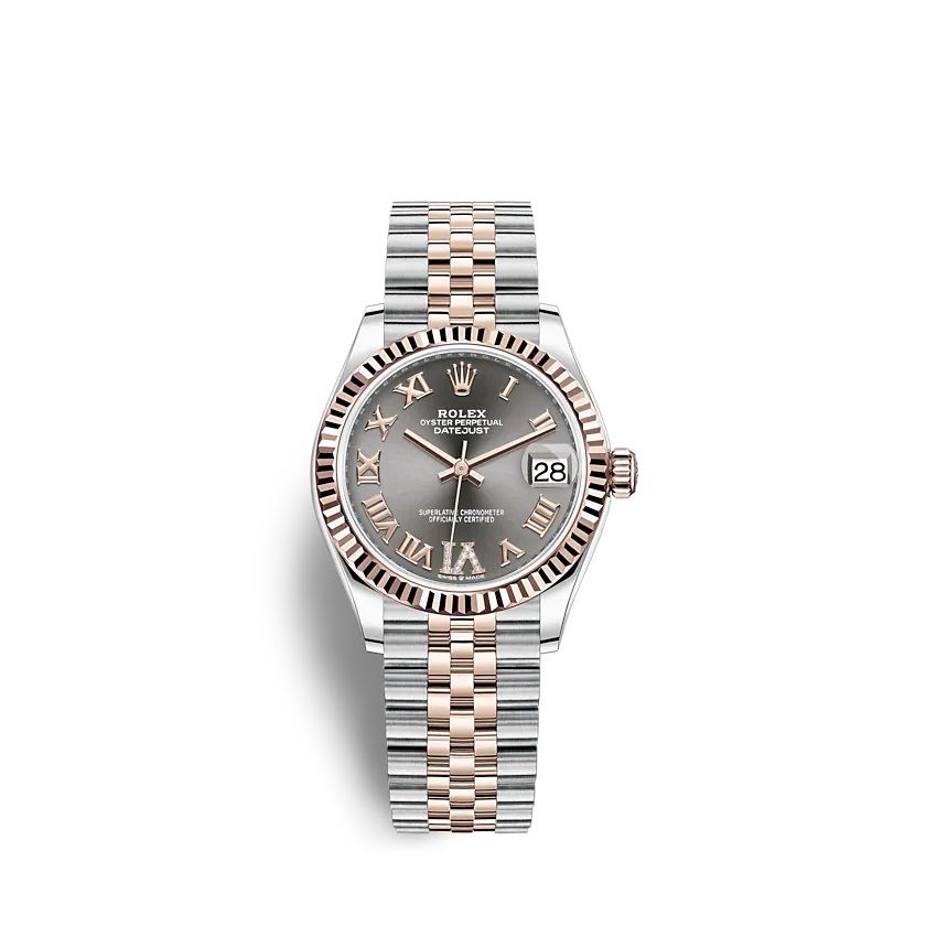Đồng hồ Rolex Lady Datejust 31 Mặt số ghi xám kim cương m278271-0030 –  Phước Luxury