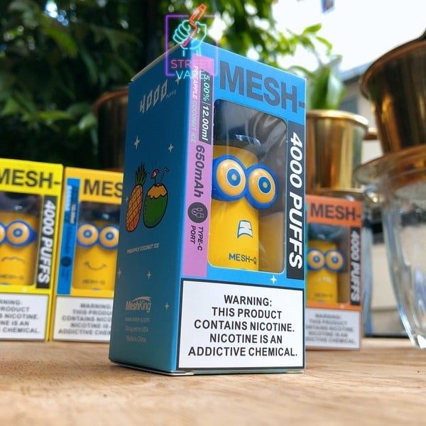 Minions Mesh-Q Disposable Pod 4000 Puffs 5%