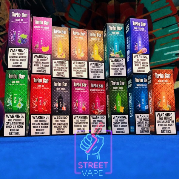 Turbo Bar Bounce Disposable Pod 5000 Puffs Street Vape