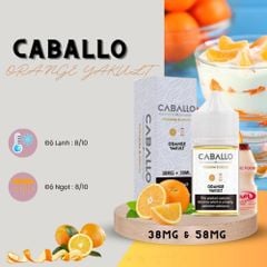 Tinh Dầu Caballo Salt Orange Yakult - Sữa Chua Cam