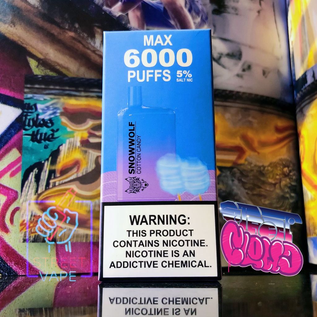 SnowWolf Max Disposable Pod 6000 Puffs 5%