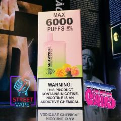 SnowWolf Max Disposable Pod 6000 Puffs 5%