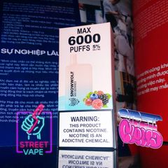 SnowWolf Max Disposable Pod 6000 Puffs 5%