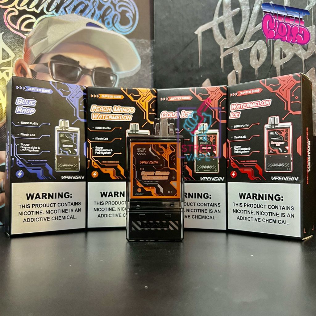 Vapengin Jupiter Disposable Pod Kit 6000 Puffs