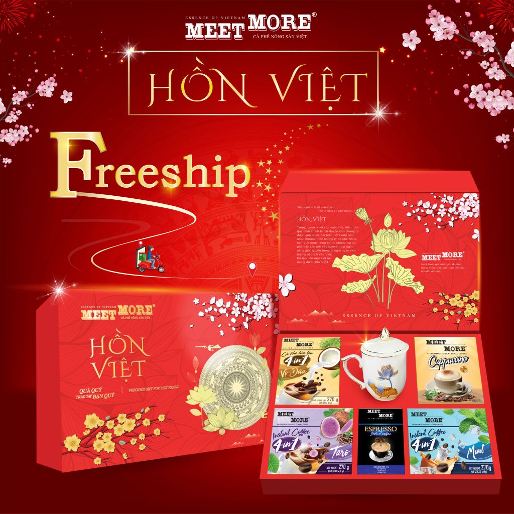Hộp quà Hồn Việt Meet More Coffee