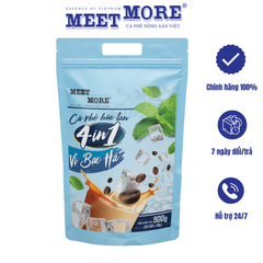 Bịch cà phê hòa tan vị bạc hà Meet More (50 gói x 18g)