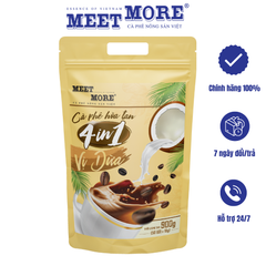 Bịch cà phê hòa tan vị dừa Meet More (50 gói x 18g)