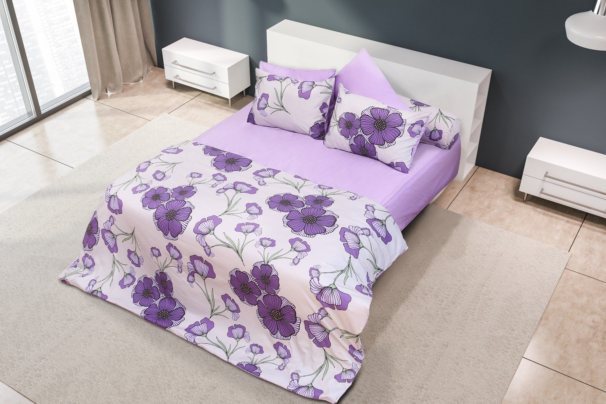  Bộ chăn ga gối cotton SH_BC20 025 