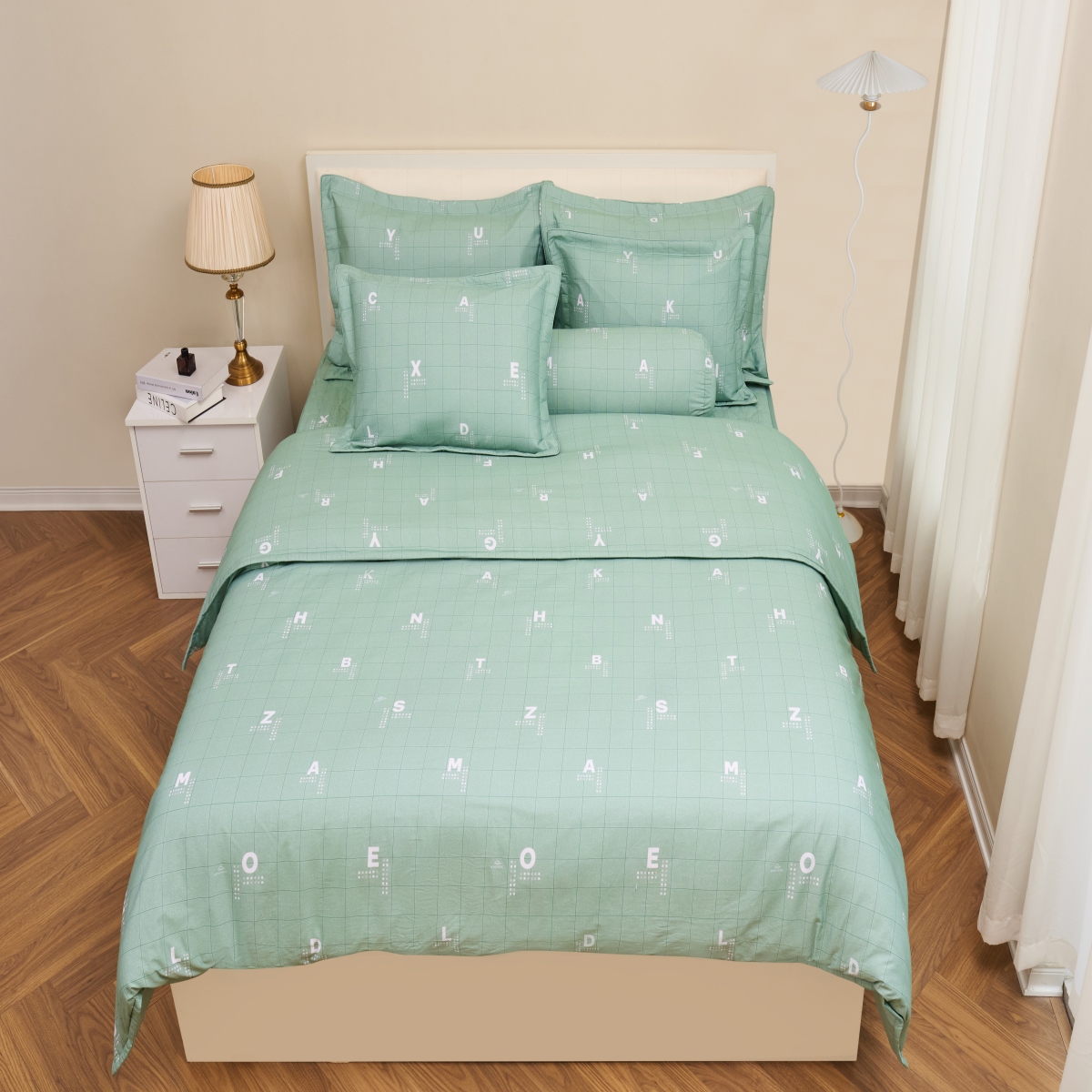 Bộ chăn ga gối cotton SH_BC24 104