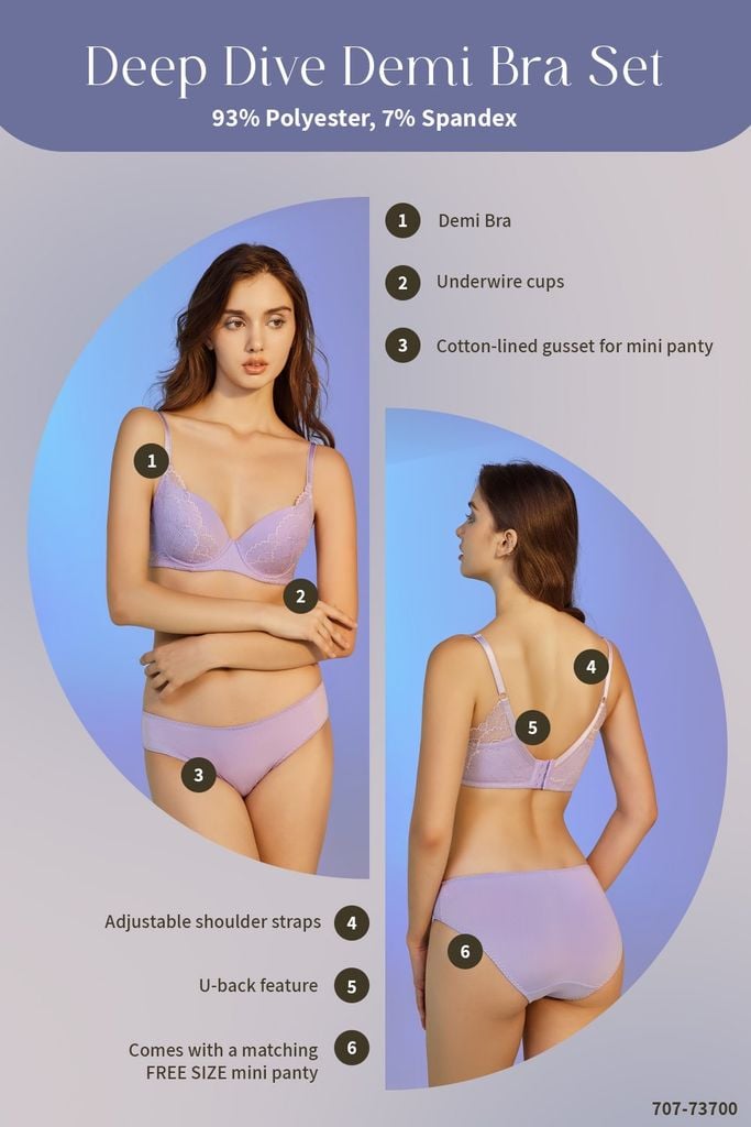 Bộ đồ lót nữ Pierre Cardin 707-73700