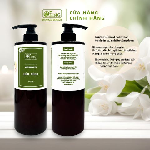 Dầu nóng massage body giúp thư giãn, giải tỏa căng thẳng