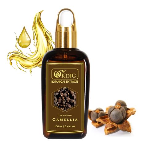 dầu hạt trà nguyên chất thương hiệu oking 100ml