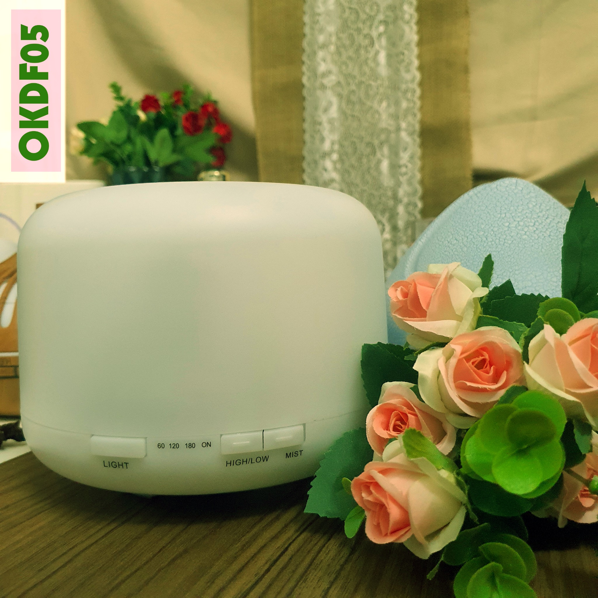 Humidificador Tipo Masmelo 500ml: Crea tu Oasis de Bienestar - Humidificador Tipo Masmelo 500ml