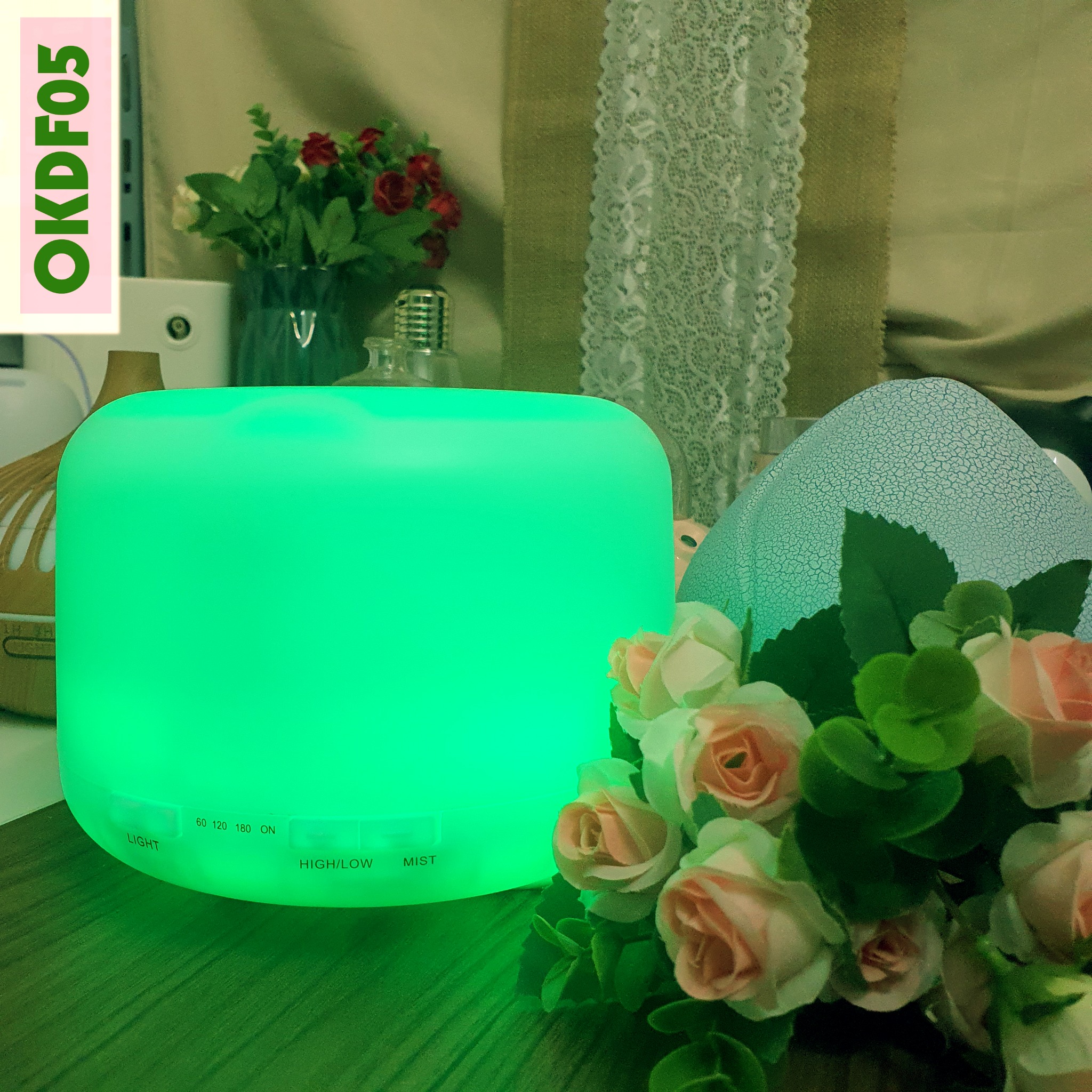 Humidificador Tipo Masmelo 500ml: Crea tu Oasis de Bienestar - Humidificador Tipo Masmelo 500ml
