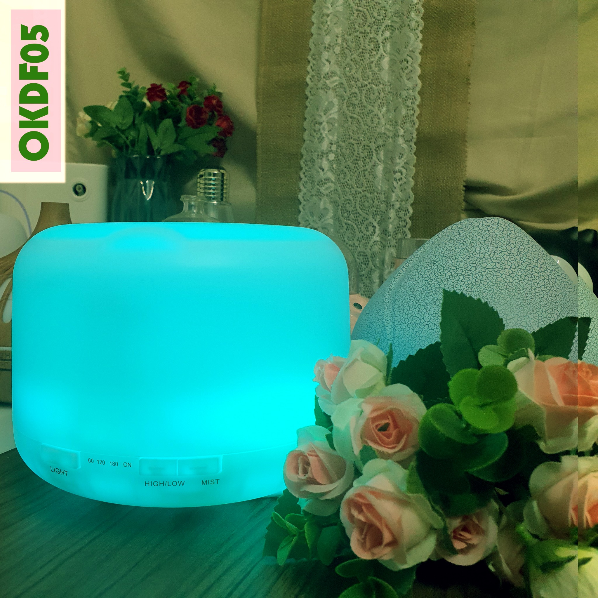 Humidificador Tipo Masmelo 500ml: Crea tu Oasis de Bienestar - Humidificador Tipo Masmelo 500ml