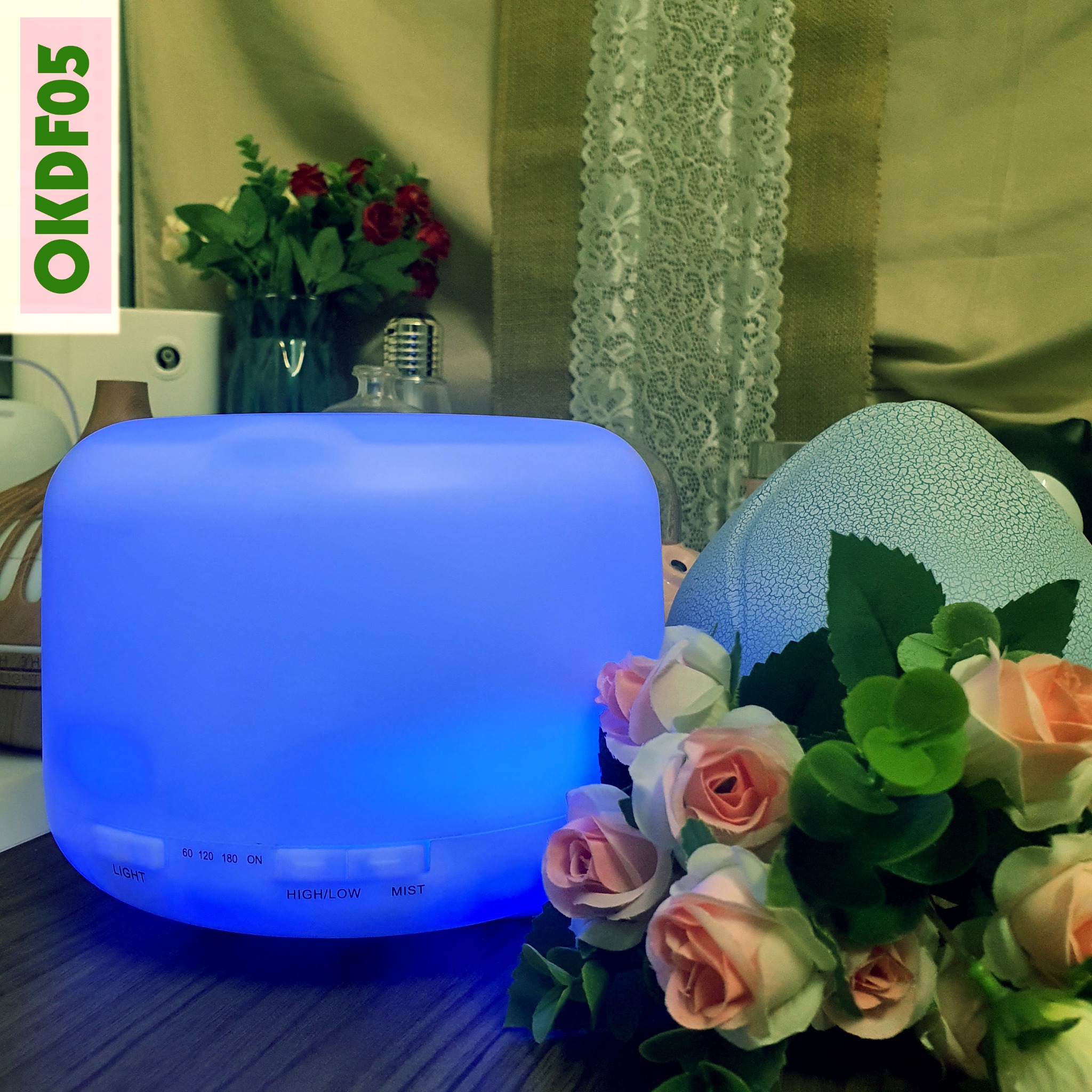 Humidificador Tipo Masmelo 500ml: Crea tu Oasis de Bienestar - Humidificador Tipo Masmelo 500ml