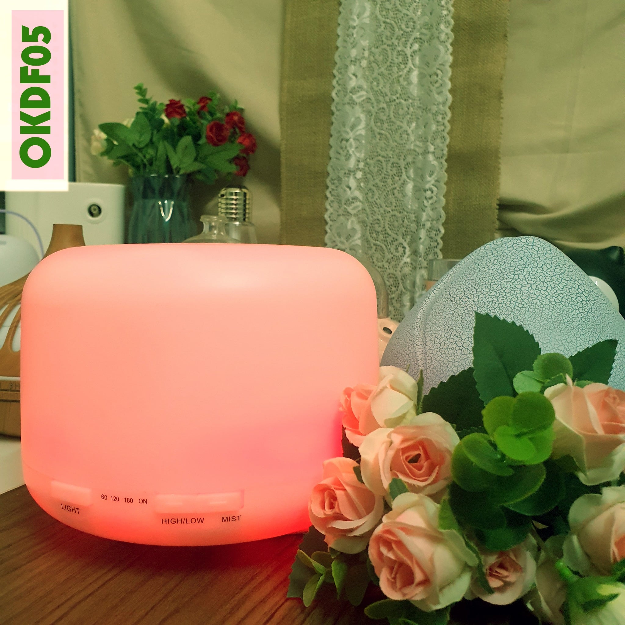Humidificador Tipo Masmelo 500ml: Crea tu Oasis de Bienestar - Humidificador Tipo Masmelo 500ml