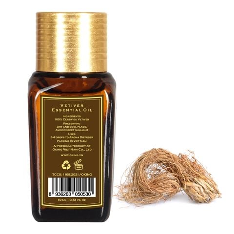  Tinh dầu cỏ hương lau nguyên chất (Vetiver) / Cỏ hương bài 