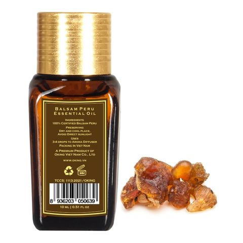 Tinh dầu nhựa thơm Balsam Peru (Peru Balsam) thương hiệu Oking