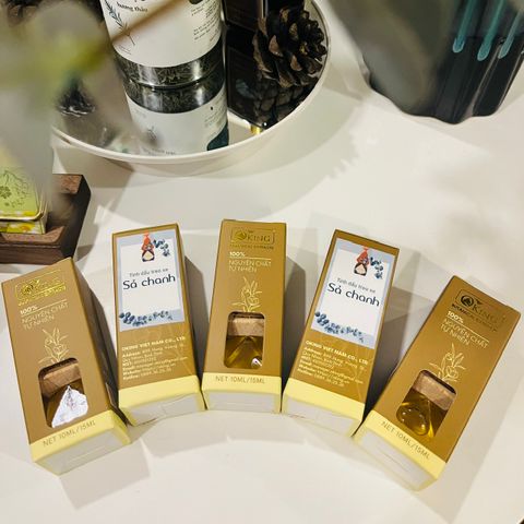  Tinh dầu treo xe hương sả chanh Oking 