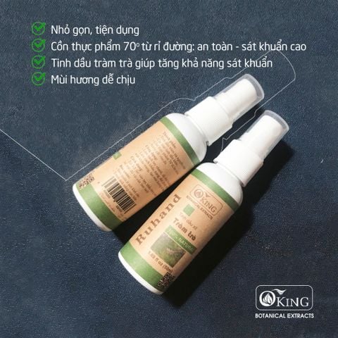  Tinh dầu xịt tràm trà sát khuẩn 