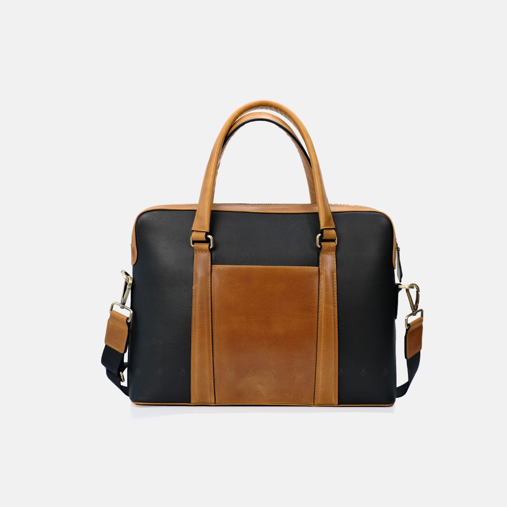 TÚI XÁCH LAPTOP 13 INCH SLIMI - ĐEN/NÂU